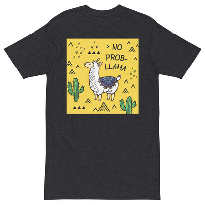 Premium Heavyweight Tee - NO PROB LLAMA