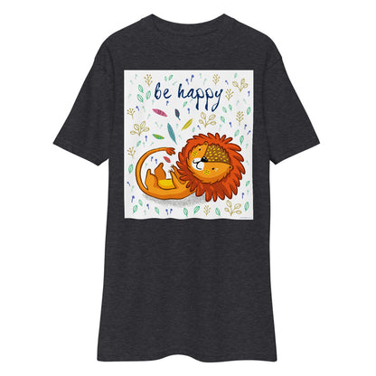 Premium Heavyweight Tee - Be Happy