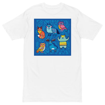 Premium Heavyweight Tee - Blue Moose & Friends