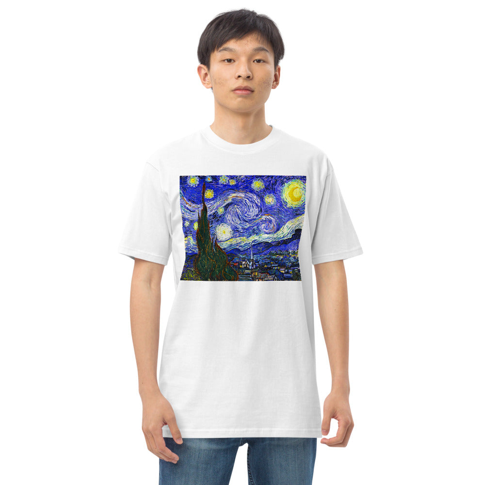 Premium Heavyweight Tee - van Gogh: The Starry Night