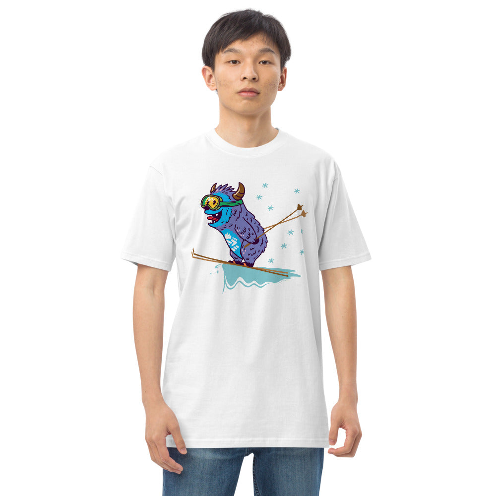 Premium Heavyweight Tee - Yeti Lift Off