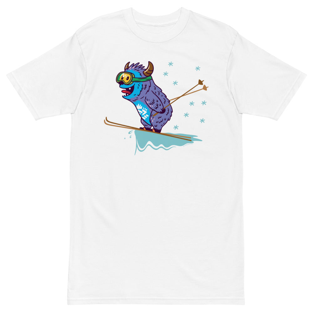 Premium Heavyweight Tee - Yeti Lift Off