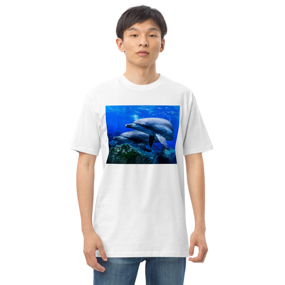 Premium Heavyweight Tee - Dolphin Formation