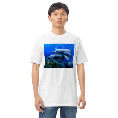 Premium Heavyweight Tee - Dolphin Formation