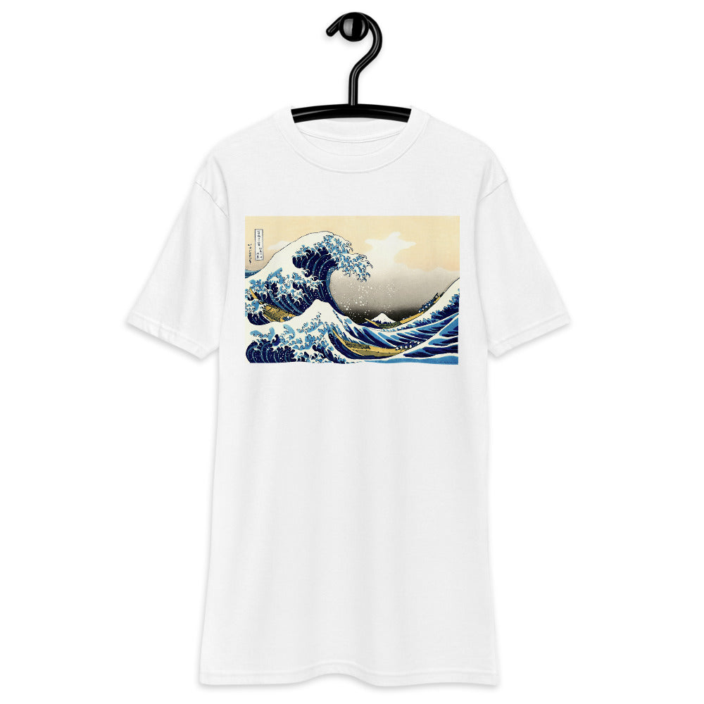 Premium Heavyweight Tee - Hokusai: The Great Wave Off Kanagawa