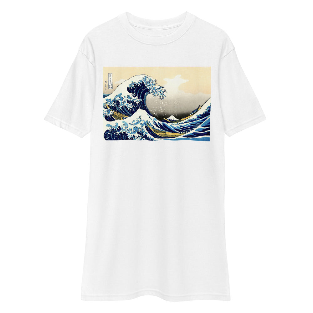 Premium Heavyweight Tee - Hokusai: The Great Wave Off Kanagawa