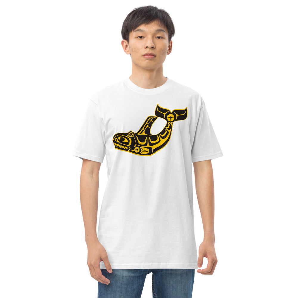 Premium Heavyweight Tee - Pacific Northwest Whale