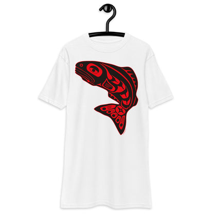 Premium Heavyweight Tee - Pacific Northwest Salmon