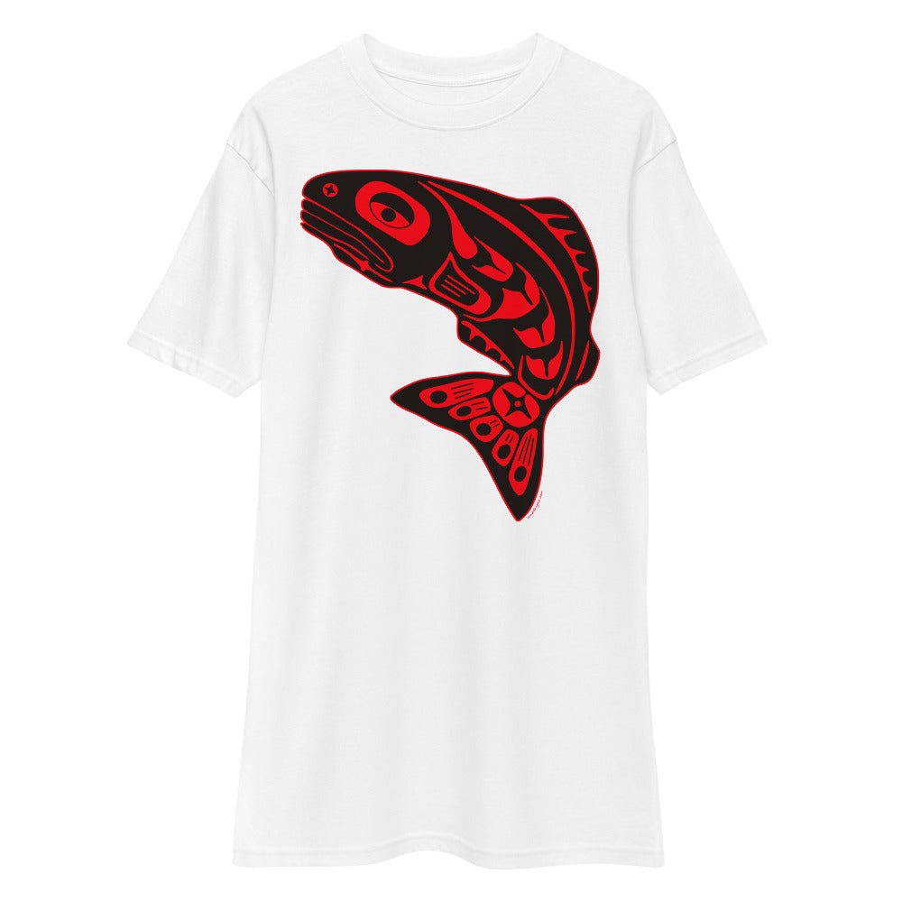 Premium Heavyweight Tee - Pacific Northwest Salmon