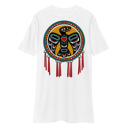 Premium Heavyweight Tee - Pacific Northwest Eagle Totem