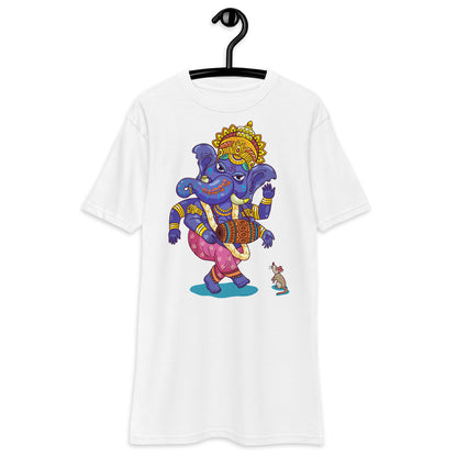 Premium Heavyweight Tee - Ganesh Dancing