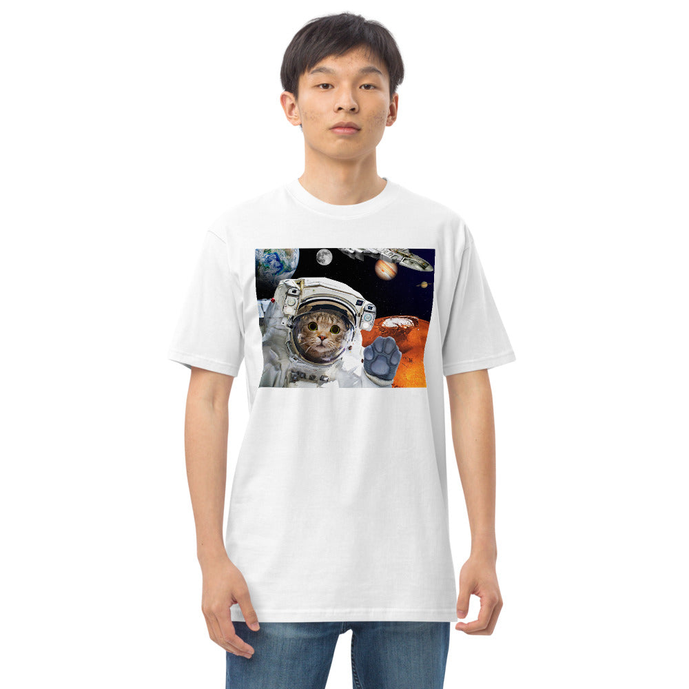 Premium Heavyweight Tee - Space Kitty