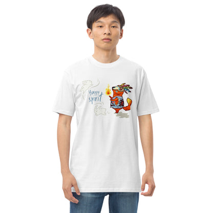 Premium Heavyweight Tee - Fire Fox Hygge