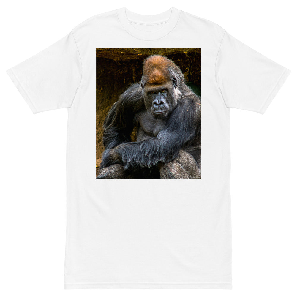 Premium Heavyweight Tee - Wanna Wrestle?