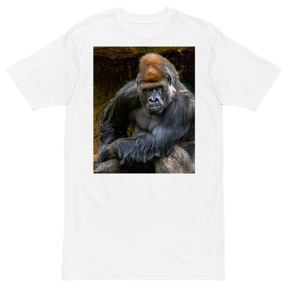 Premium Heavyweight Tee - Wanna Wrestle?