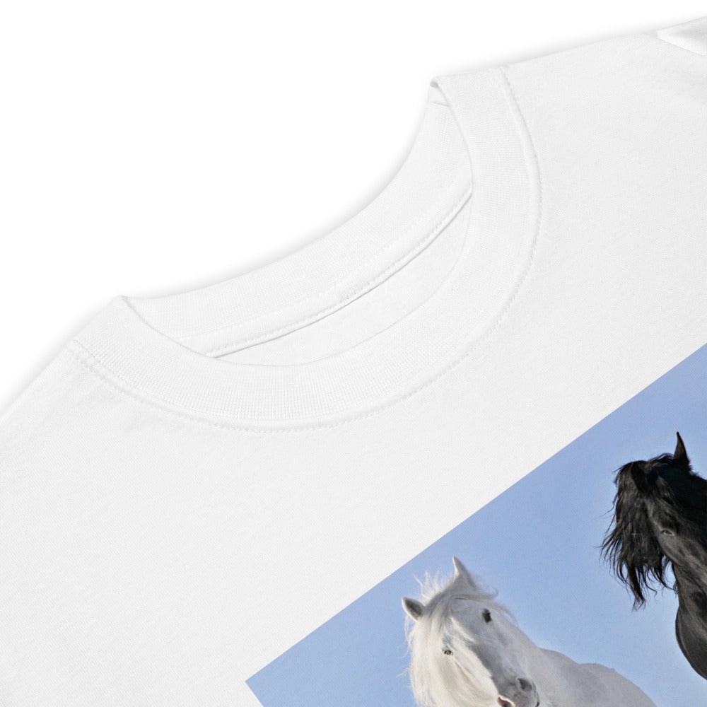 Premium Heavyweight Tee - Stallions Flying