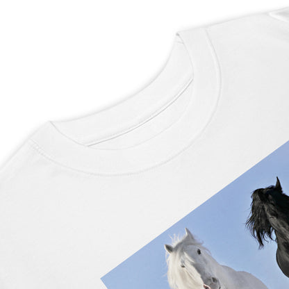Premium Heavyweight Tee - Stallions Flying