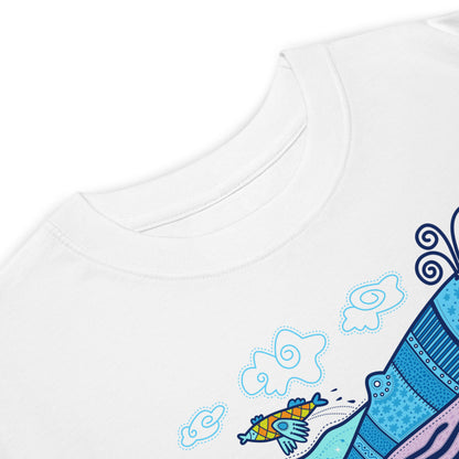 Premium Heavyweight Tee - Happy Whale