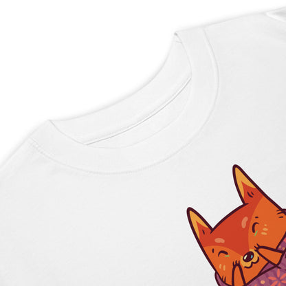 Premium Heavyweight Tee - Happy Hygge Fox