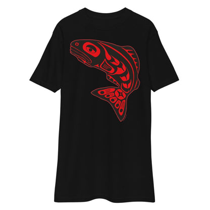 Premium Heavyweight Tee - Pacific Northwest Salmon