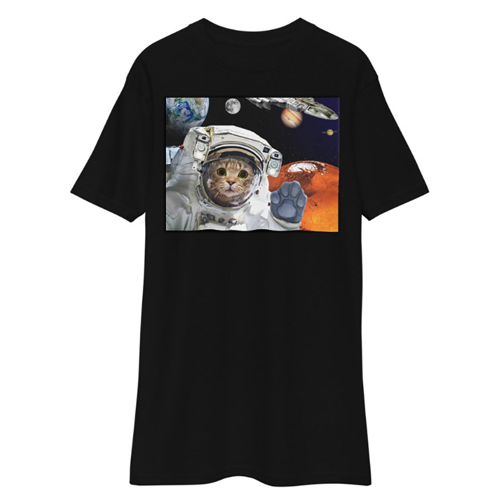 Premium Heavyweight Tee - Space Kitty