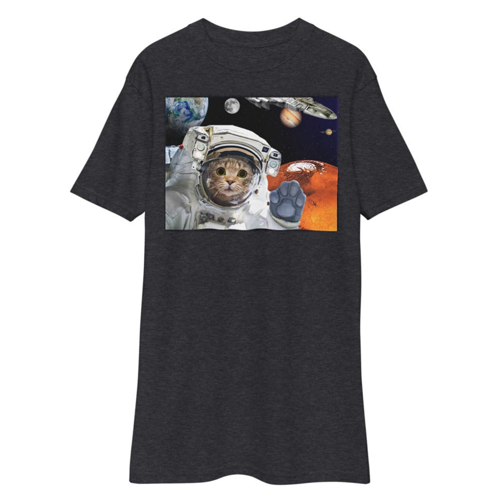 Premium Heavyweight Tee - Space Kitty