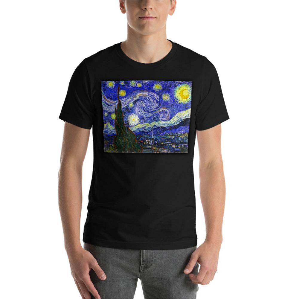 Classic Crew Neck Tee - van Gogh: The Starry Night