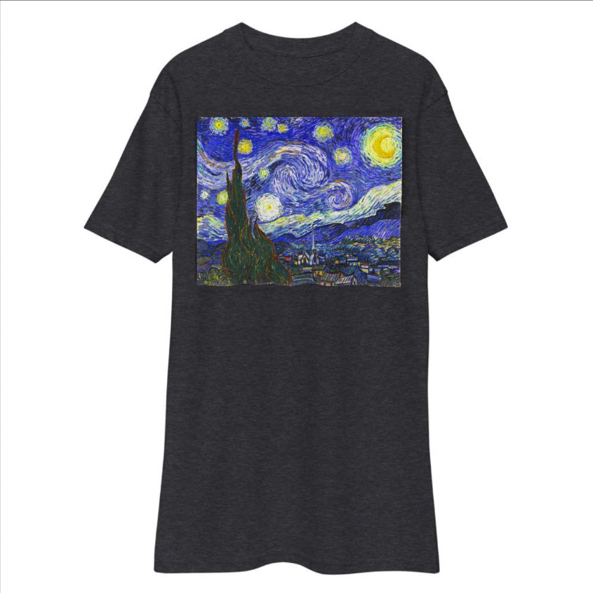 Premium Heavyweight Tee - van Gogh: The Starry Night