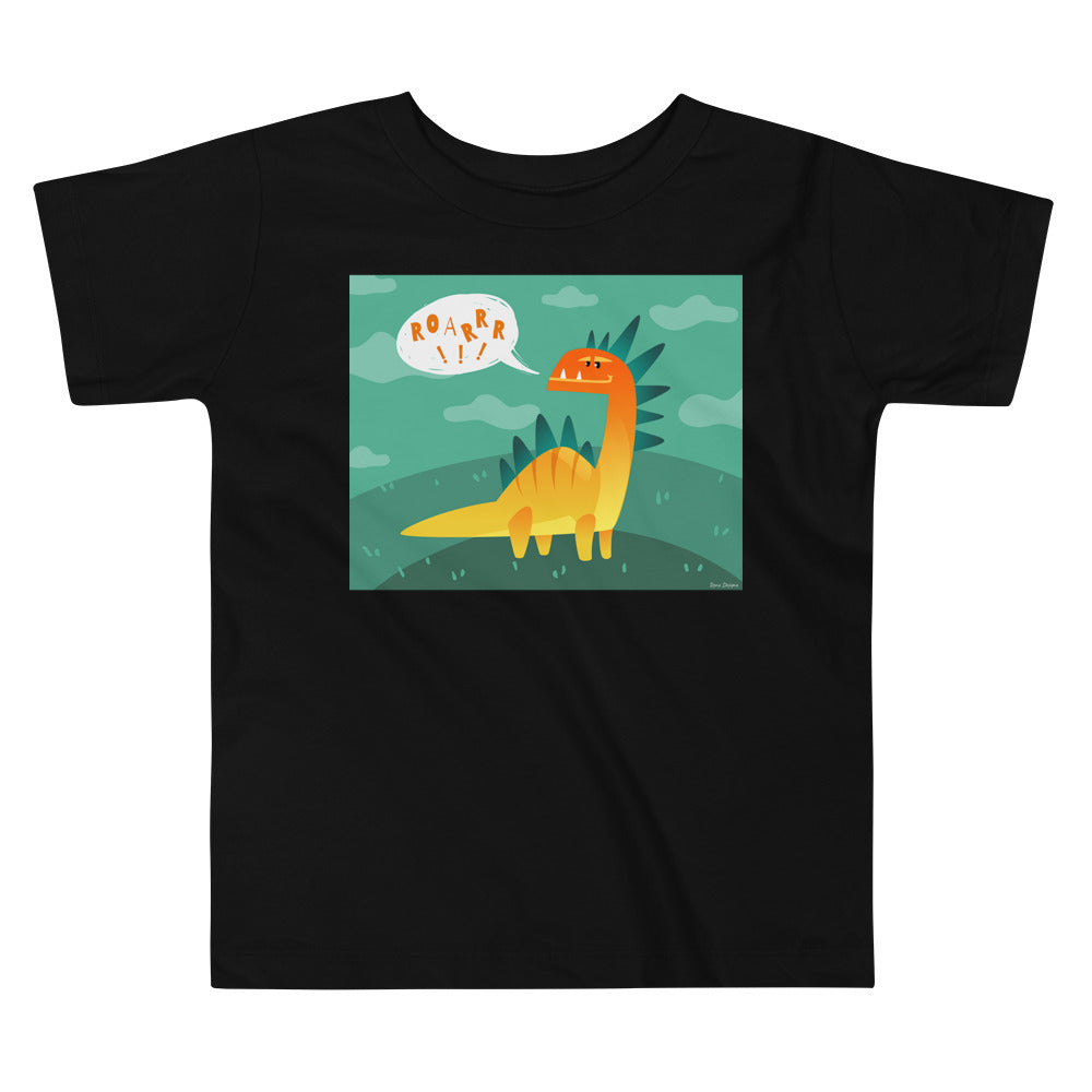Stylish Jersey Crew Neck - Dino Roar! - Ronz-Design-Unique-Apparel