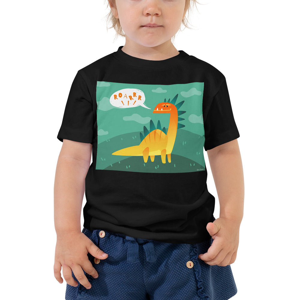 Stylish Jersey Crew Neck - Dino Roar! - Ronz-Design-Unique-Apparel