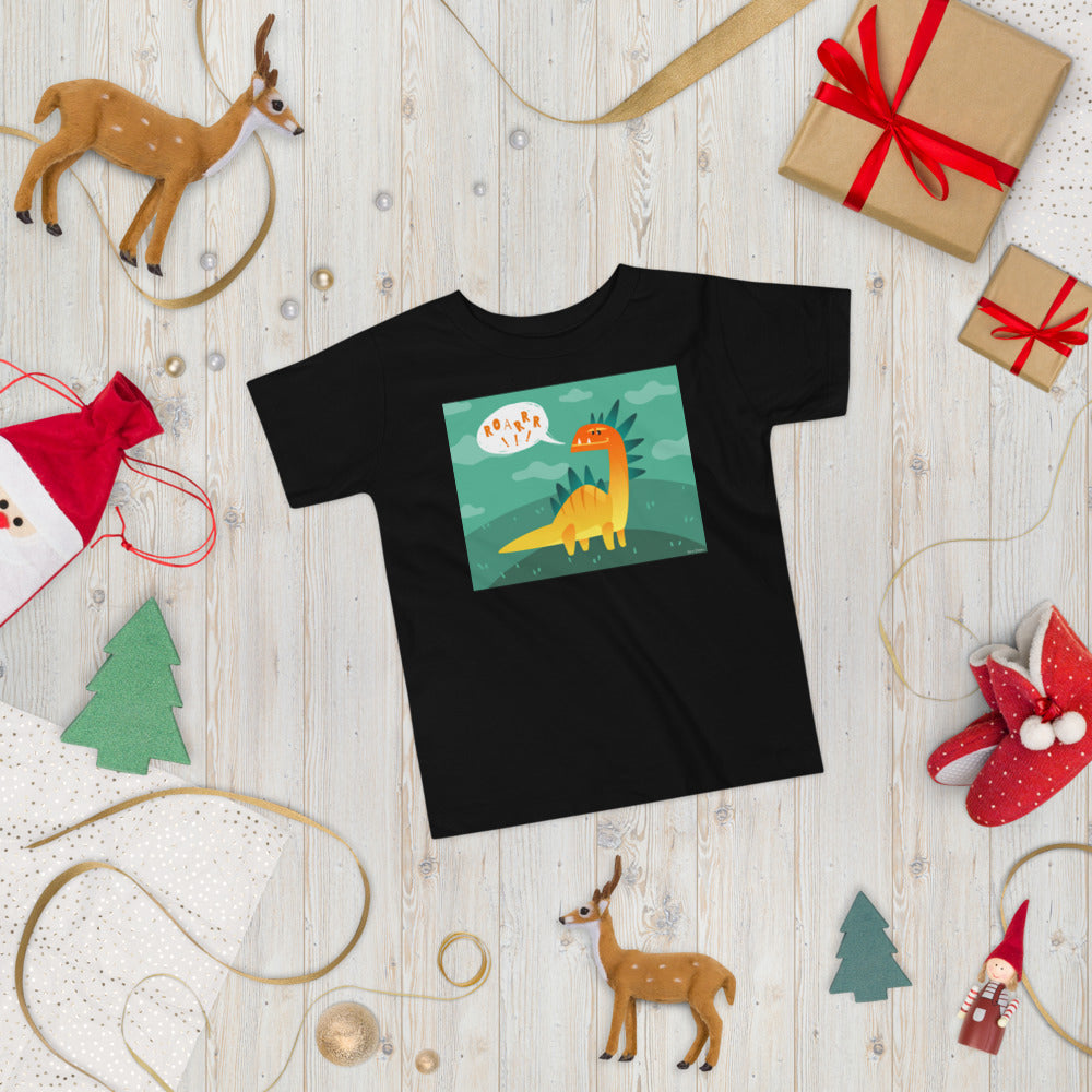 Stylish Jersey Crew Neck - Dino Roar! - Ronz-Design-Unique-Apparel