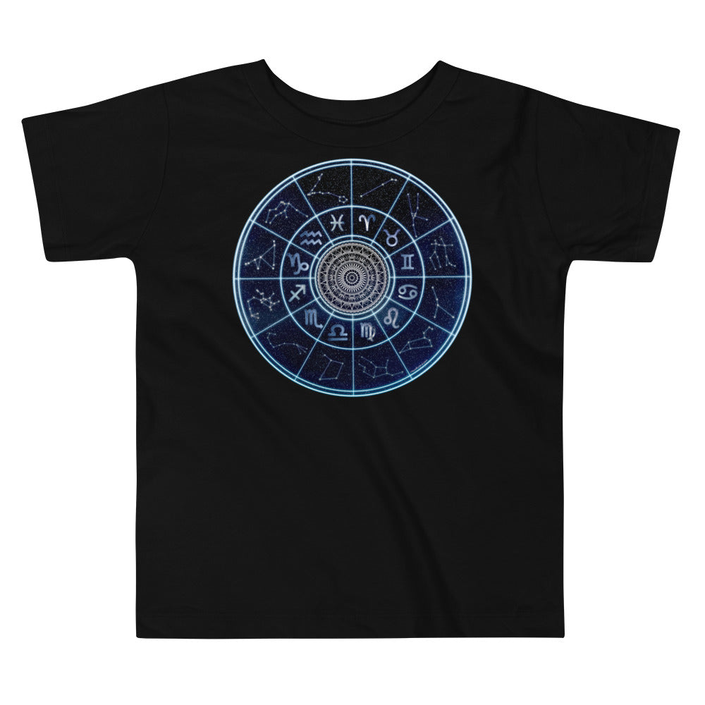 Premium Soft Toddler Tee - Astrological Heavenly Circle