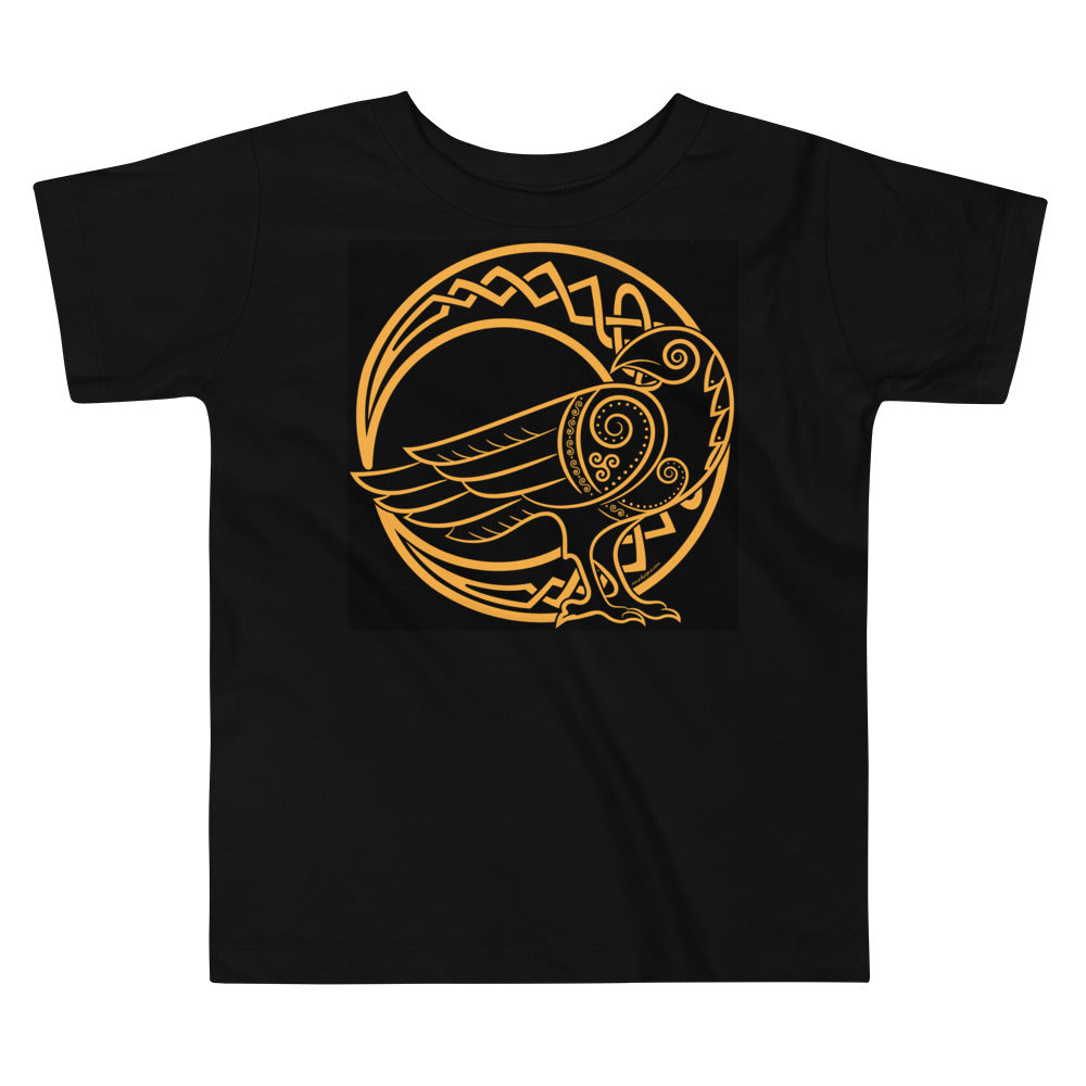 Premium Soft Toddler Tee - Odin's Raven on a Crescent Moon