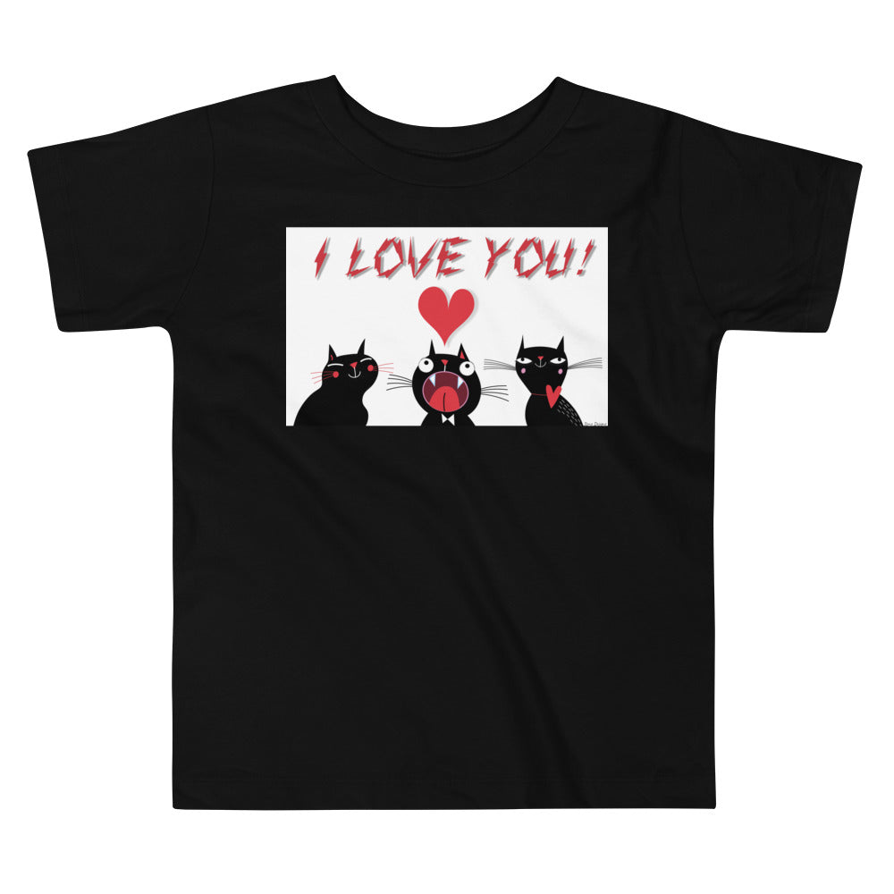 Premium Soft Toddler Tee - I love You