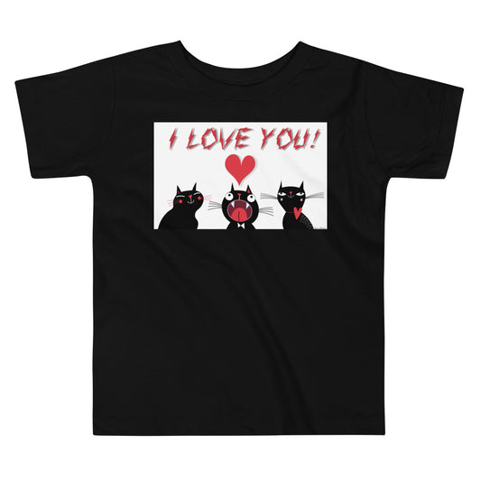 Premium Soft Toddler Tee - I love You