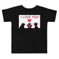 Premium Soft Toddler Tee - I love You