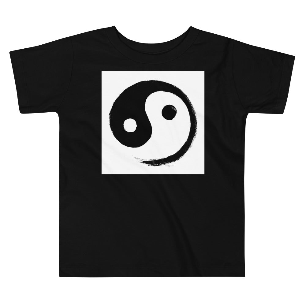 Premium Soft Toddler Tee - Ink Brush Yin Yang