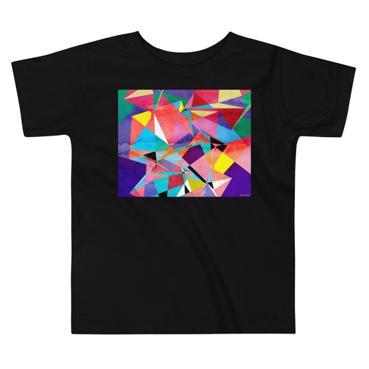 Premium Soft Toddler Tee - Abstract Triangles