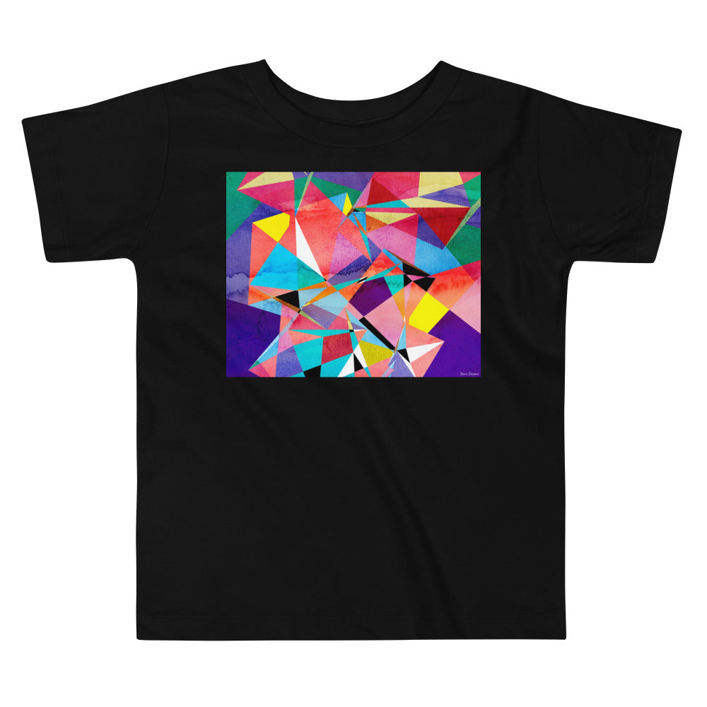 Premium Soft Toddler Tee - Abstract Triangles