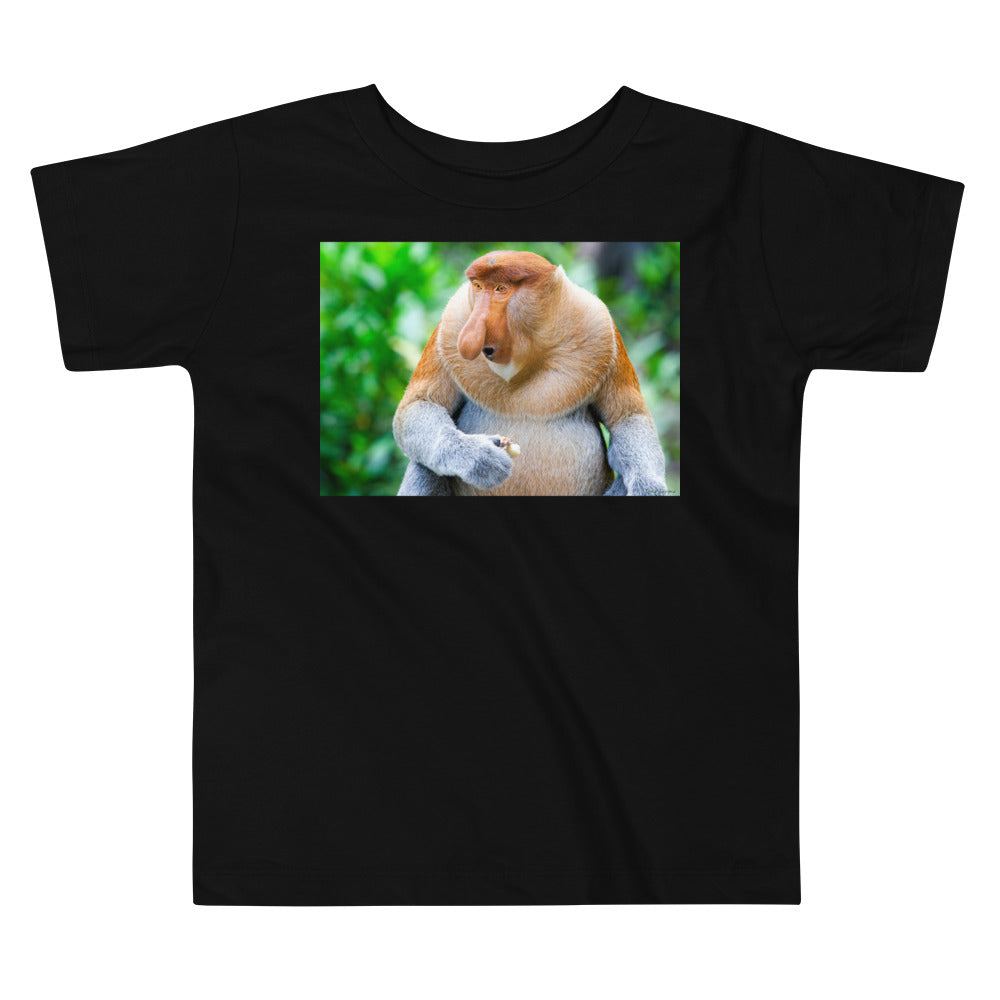 Premium Soft Toddler Tee - Nosey Monkey