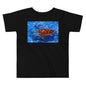 Premium Soft Toddler Tee - Sea Turtle in Blue Water
