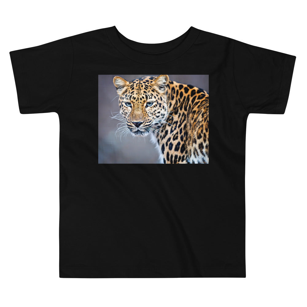 Premium Soft Toddler Tee - Blue Eyed Leopard
