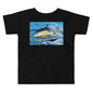 Premium Soft Toddler Tee - Dolphin Splash