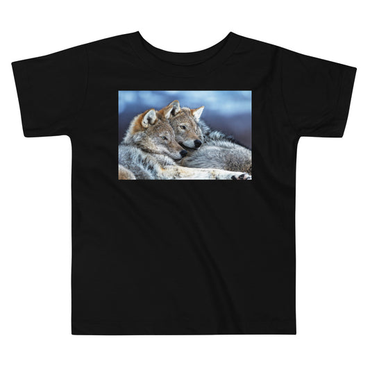 Premium Soft Toddler Tee - Wolves Chill'n