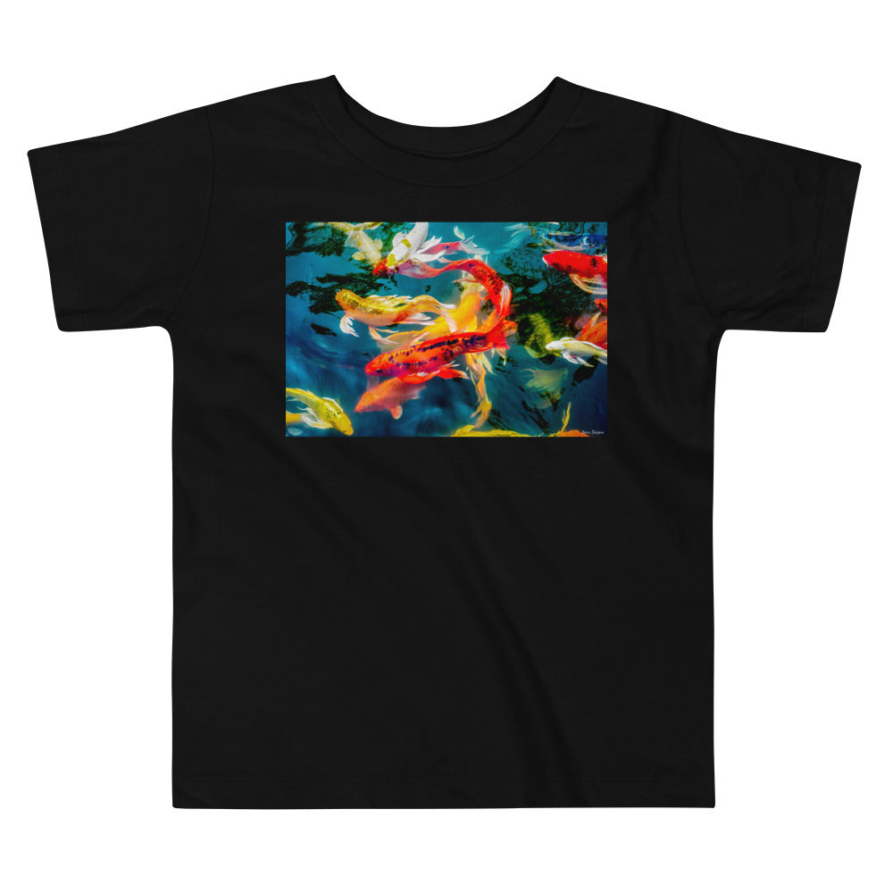 Premium Soft Toddler Tee - Koi Pond