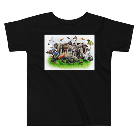 Premium Soft Toddler Tee - Bunch of Animals