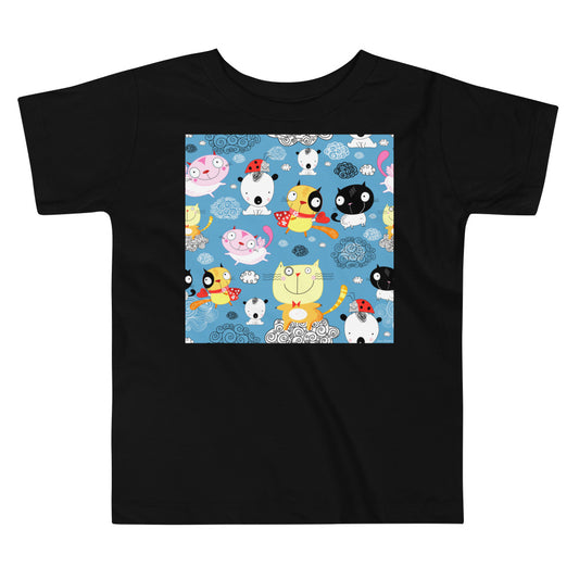 Premium Soft Toddler Tee - Happy Cats
