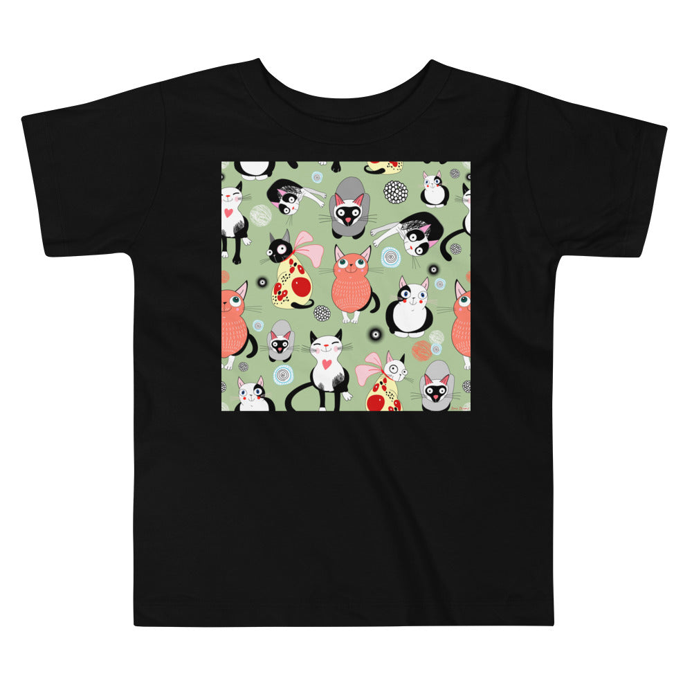Premium Soft Toddler Tee - Happy Cats Also