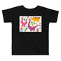 Premium Soft Toddler Tee - Purple Dino & Friends