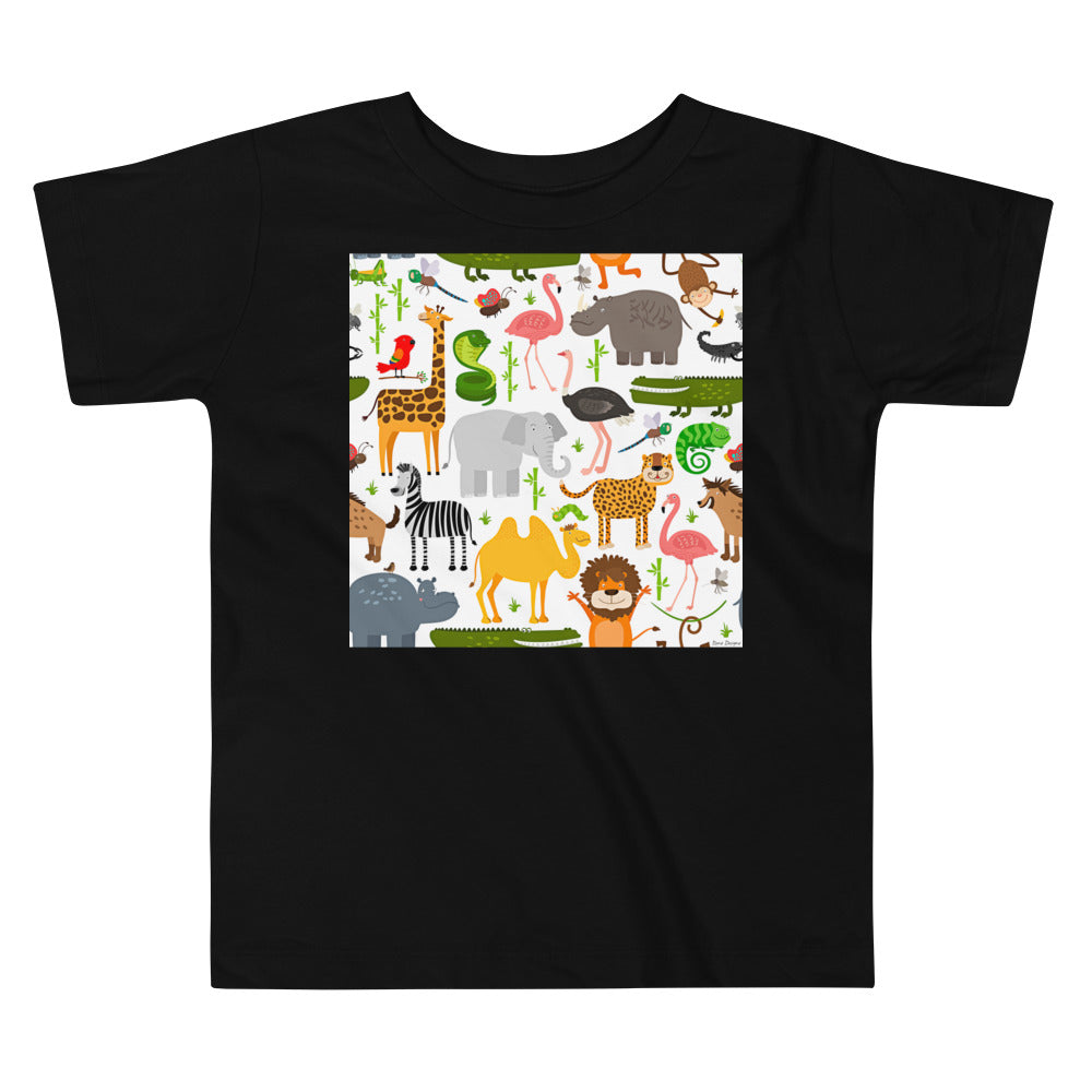 Premium Soft Toddler Tee - All the Animals